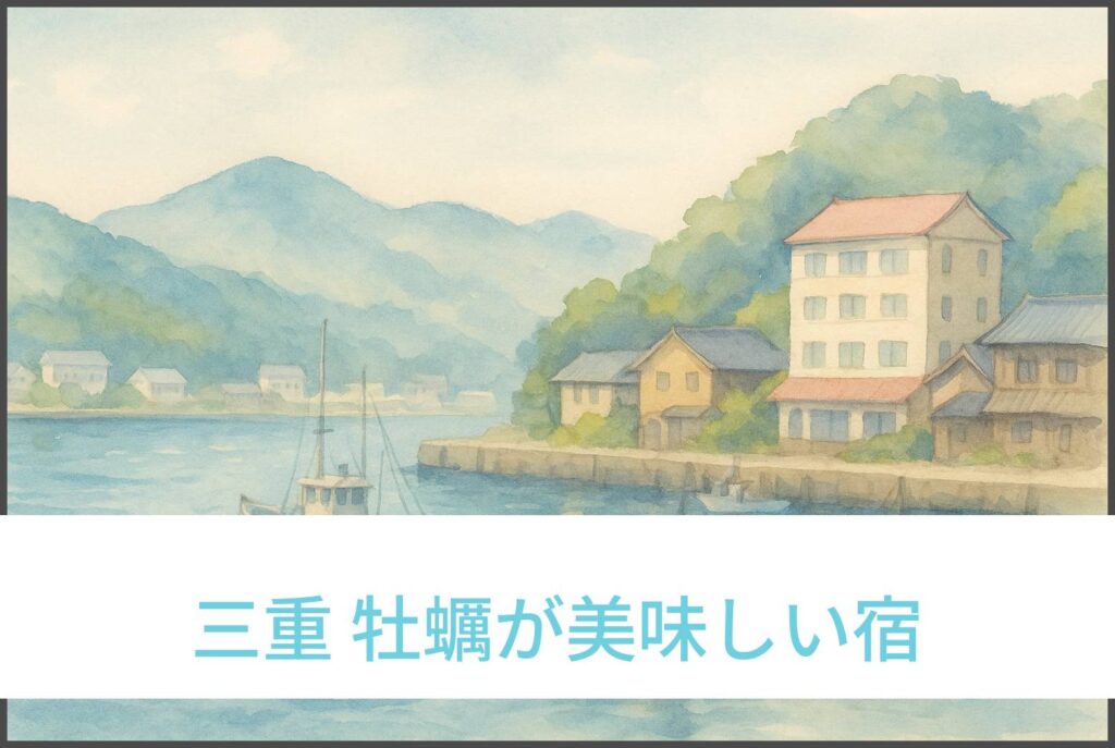三重　牡蠣が美味しい宿